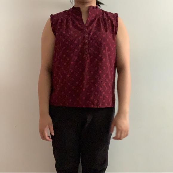 Tommy Hilfiger Tops - Tommy Hilfiger Sleeveless Geometric Design Blouse L